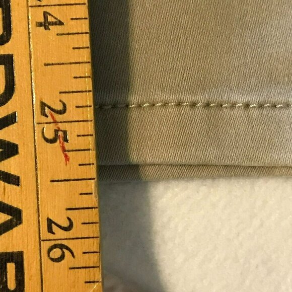Bass Cropped Pants 5-Pocket Stretch Waist Cotton Blend Khaki Tan Women's Size 6 - Picture 16 of 16